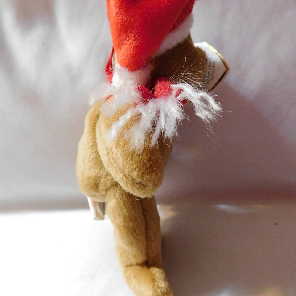 TY JINGLE BEANIES HOLIDAY TEDDY BEAR 1997 VINTAGE COLLECTIBLE - Picture 4 of 8